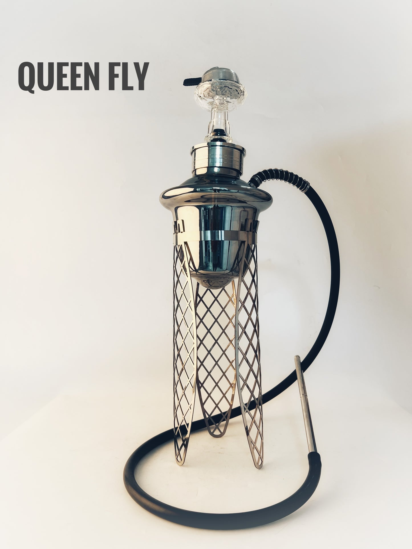 Queen Fly Hookah - Silver