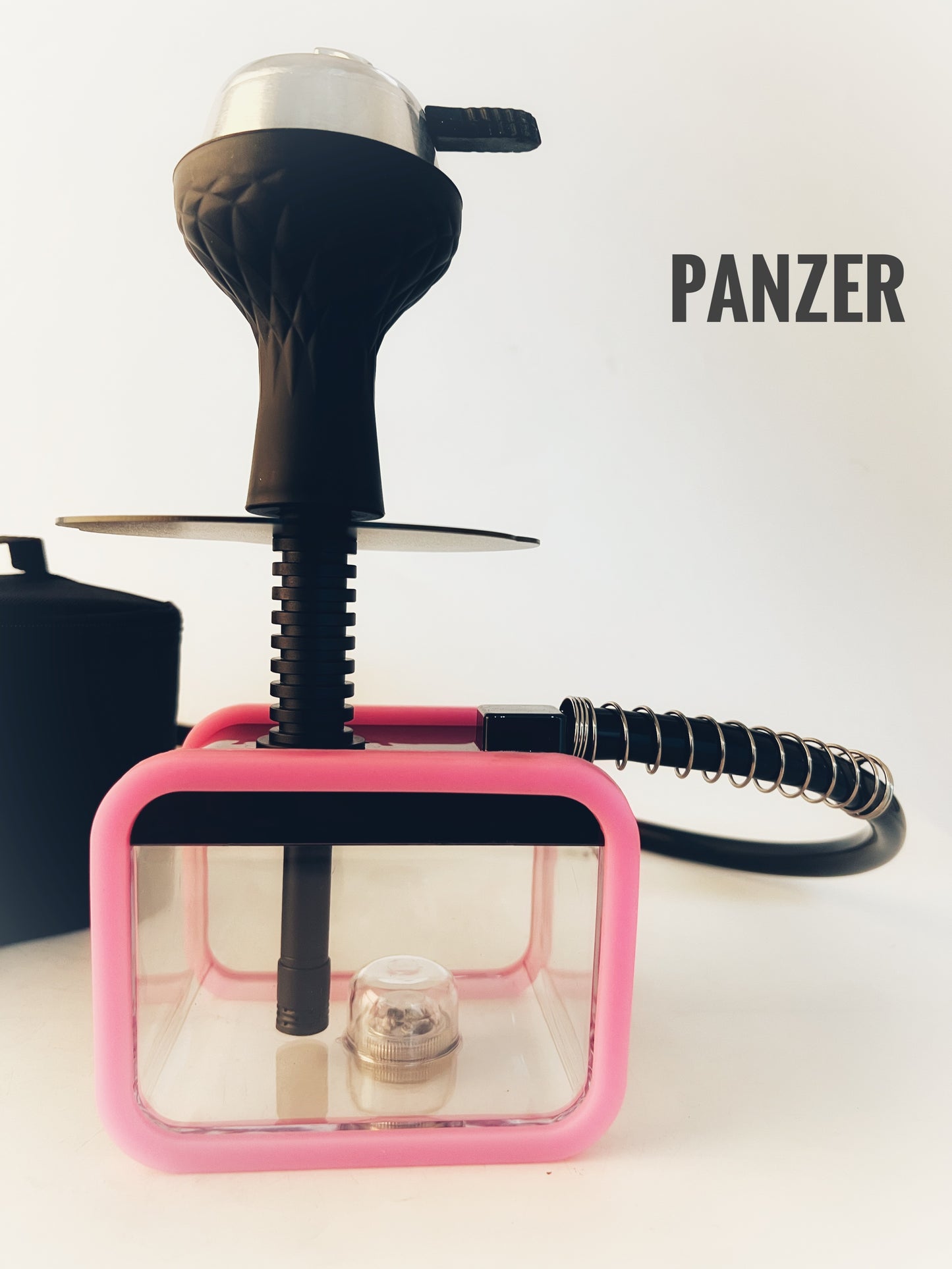 Panzer Hookah with Bag & LED Light - Pink