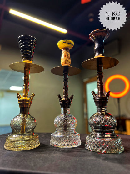 COCOYAYA Niko Hookah (Conquer Series) - Golden (Goldish Base)