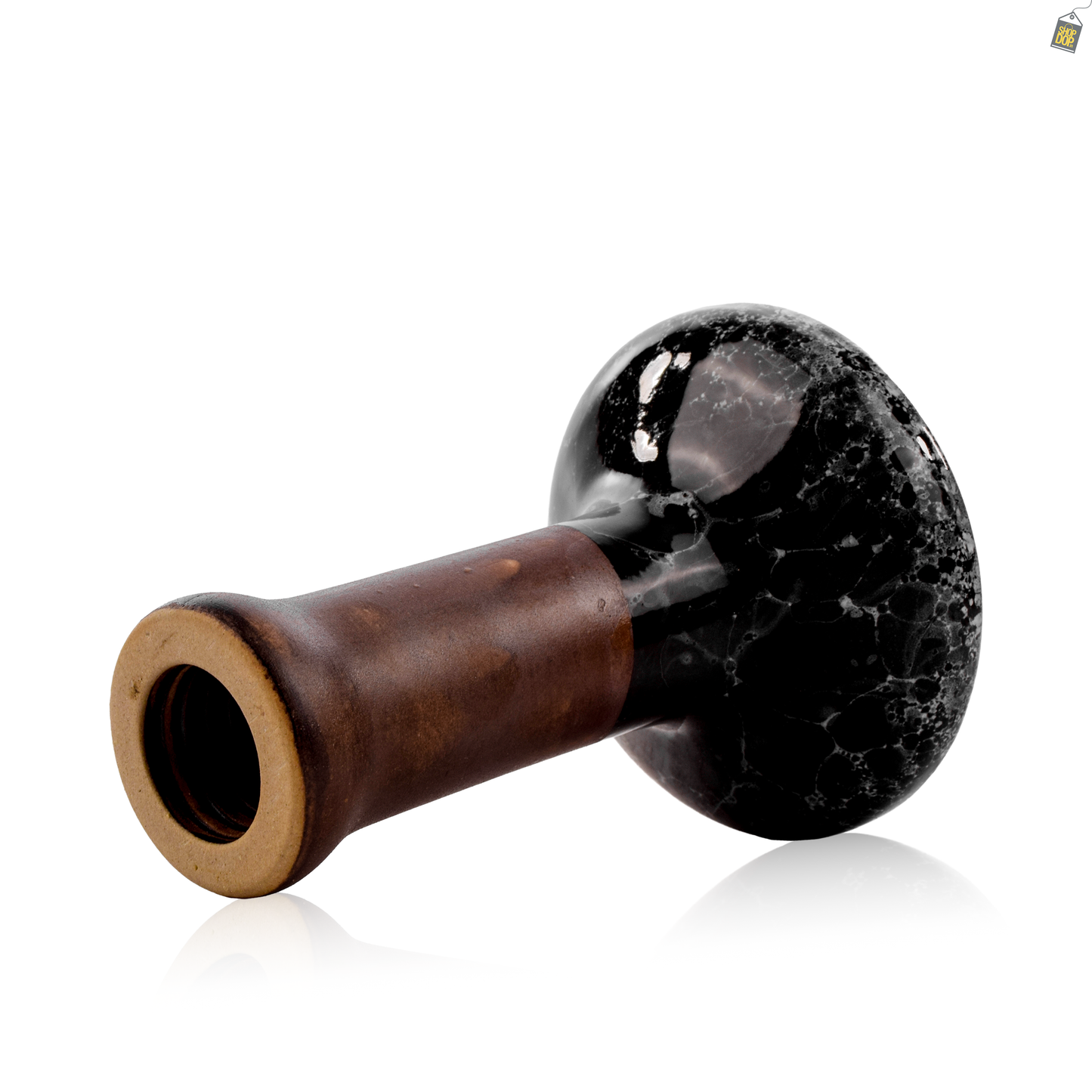 Inferno Ceramic Hookah Phunnel Bowl - Black
