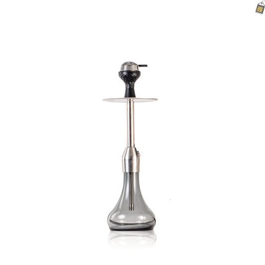 Infinity Hookah - Silver Stem / Grey Base