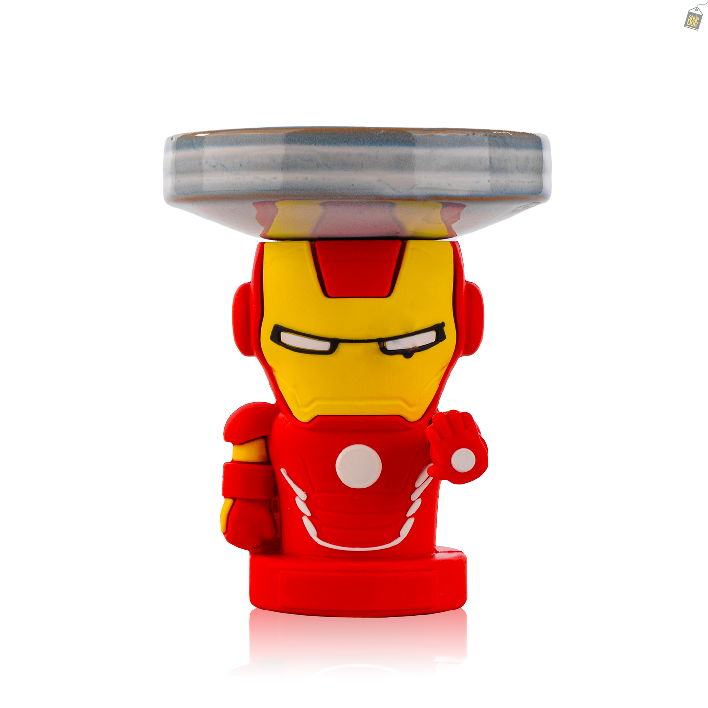 Iron Man Ceramic Hookah Bowl - Sky Blue