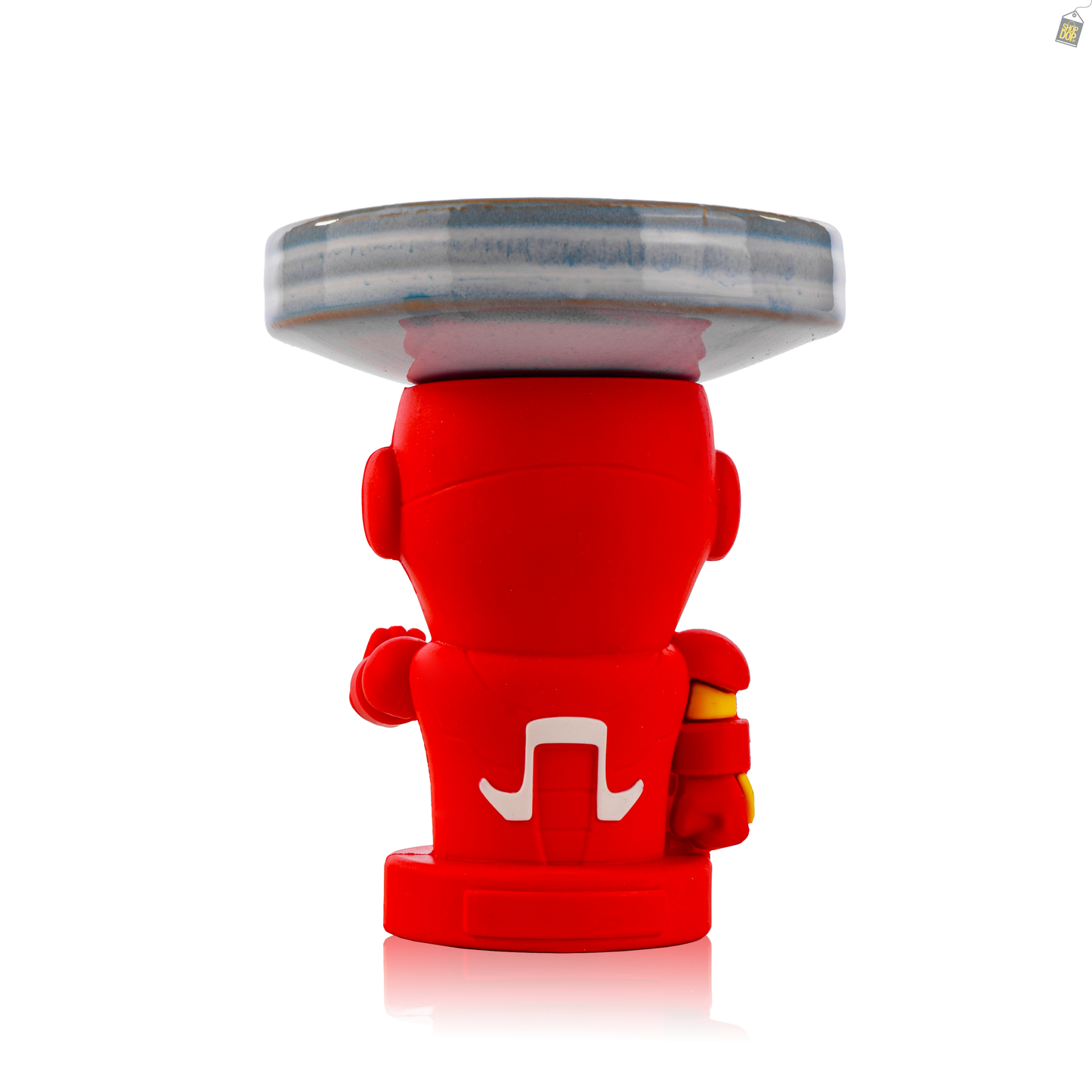 Iron Man Ceramic Hookah Bowl - Sky Blue