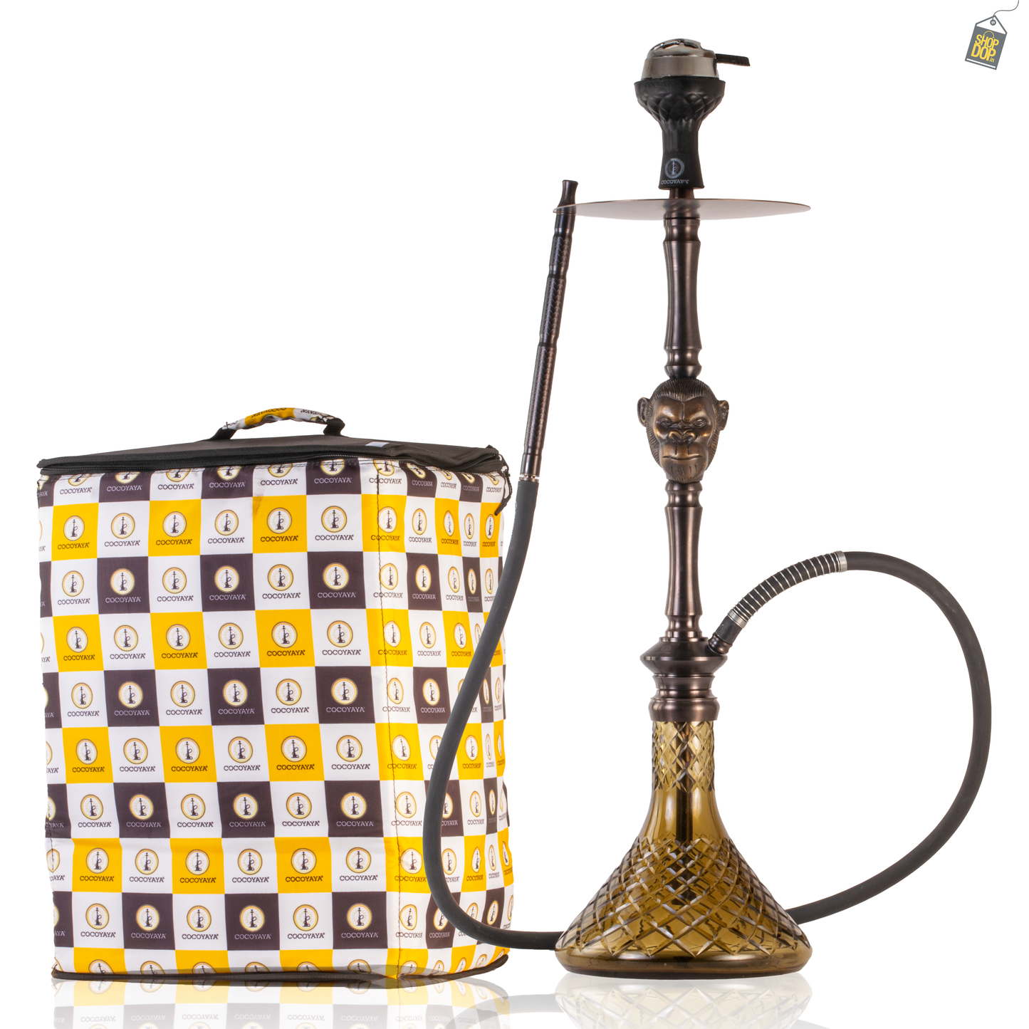 COCOYAYA Jungle Series Kong Hookah - Bronze (Grey Base)