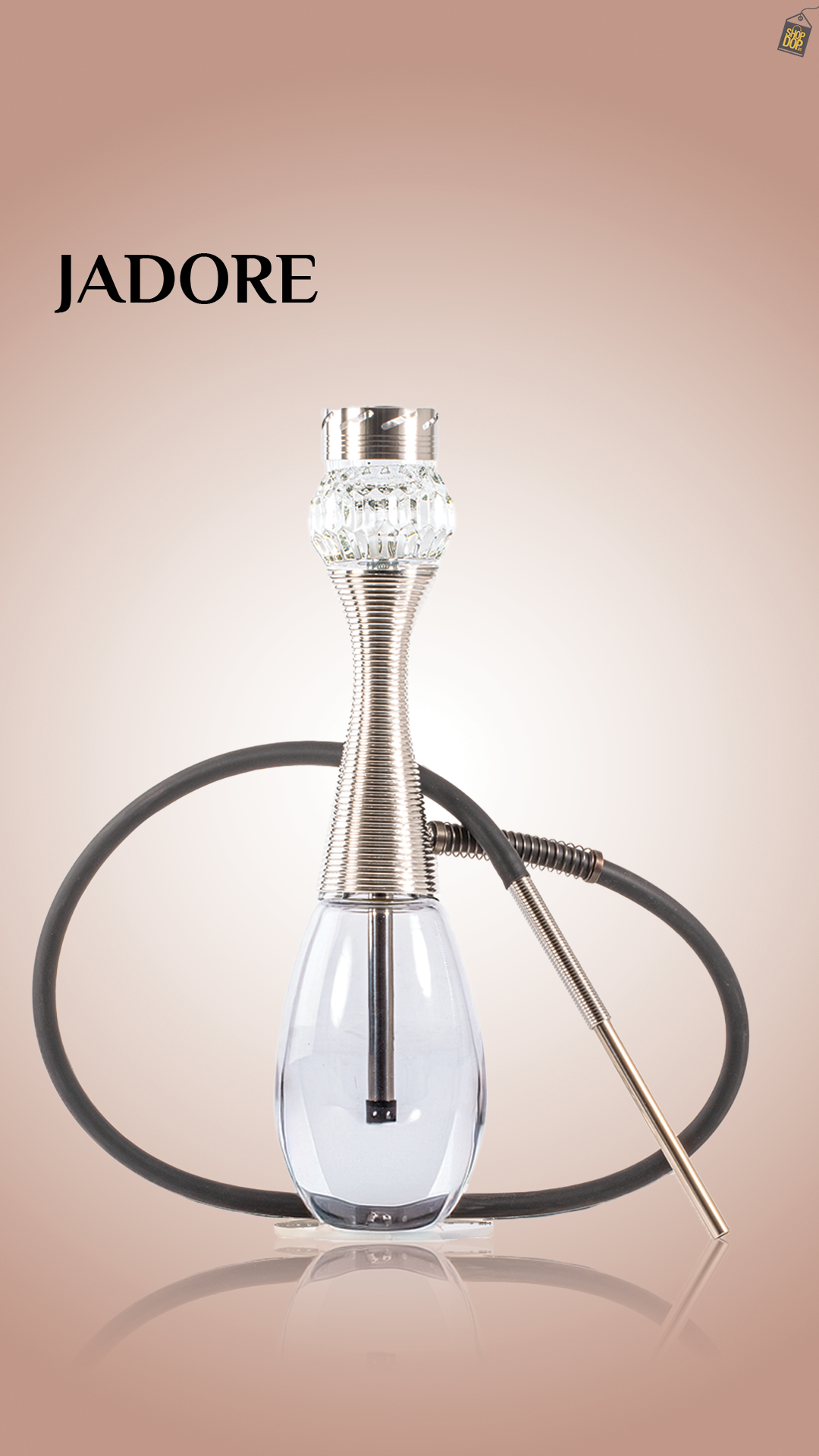 Jadore Hookah - Silver