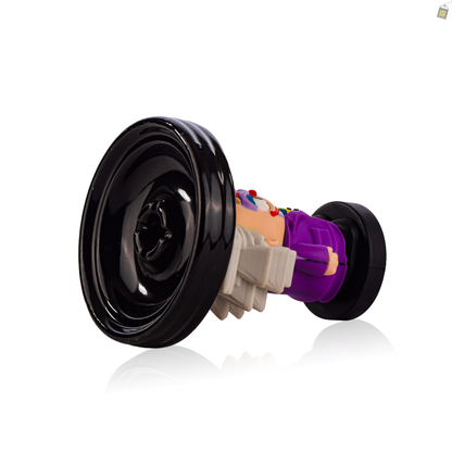 Joker Ceramic Hookah Bowl - Black