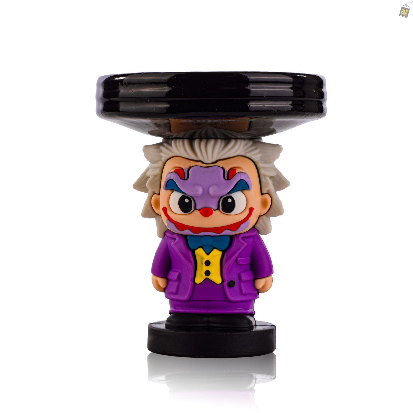 Joker Ceramic Hookah Bowl - Black
