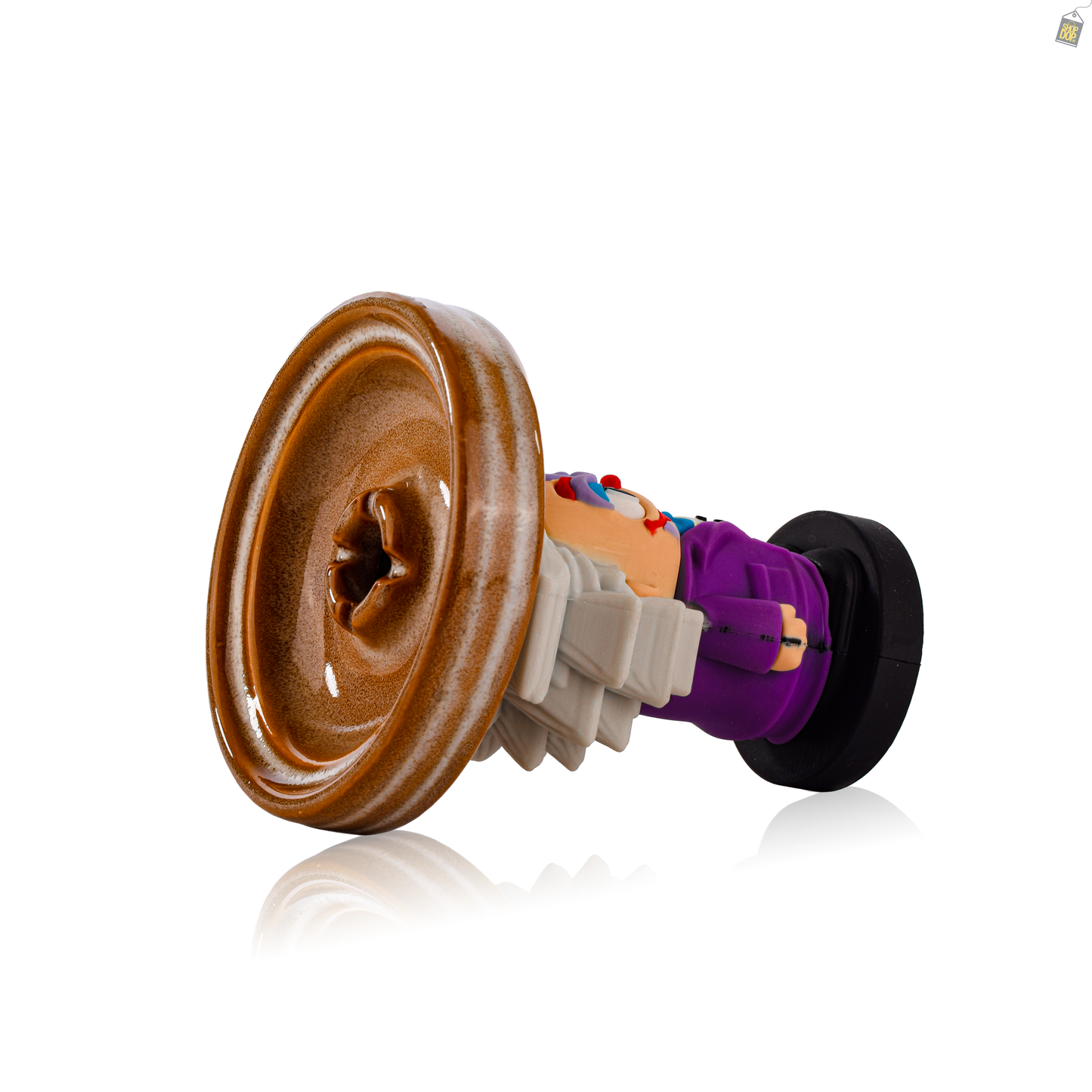 Joker Ceramic Hookah Bowl - Brown