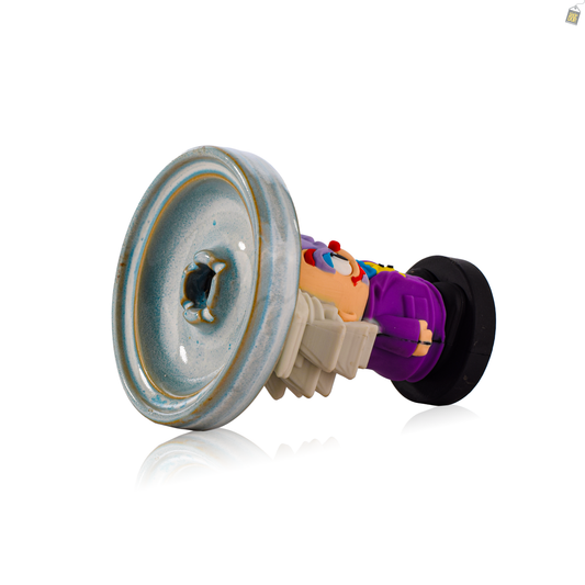 Joker Ceramic Hookah Bowl - Sky Blue