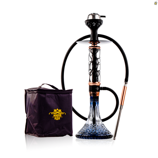 Jungle Roar Hookah with Bag - Rose Gold