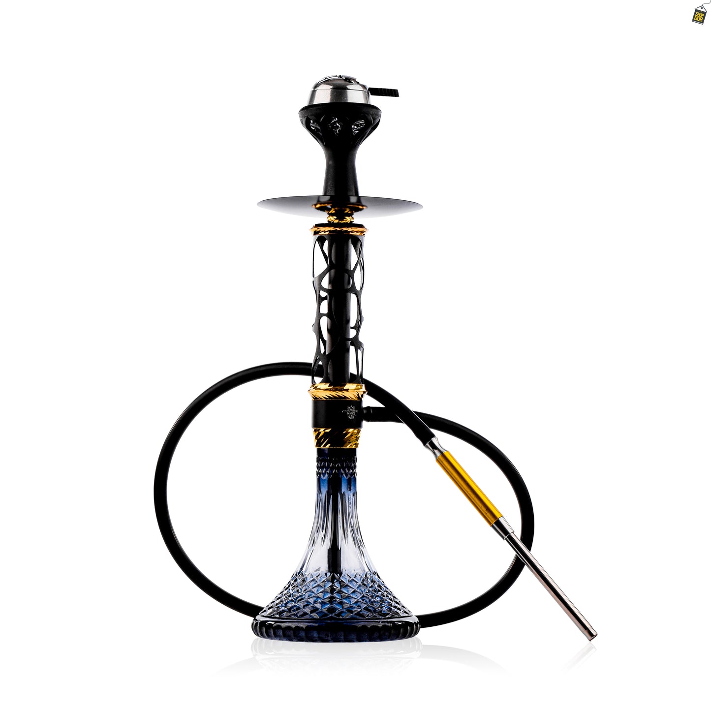 Jungle Roar Hookah with Bag - Gold