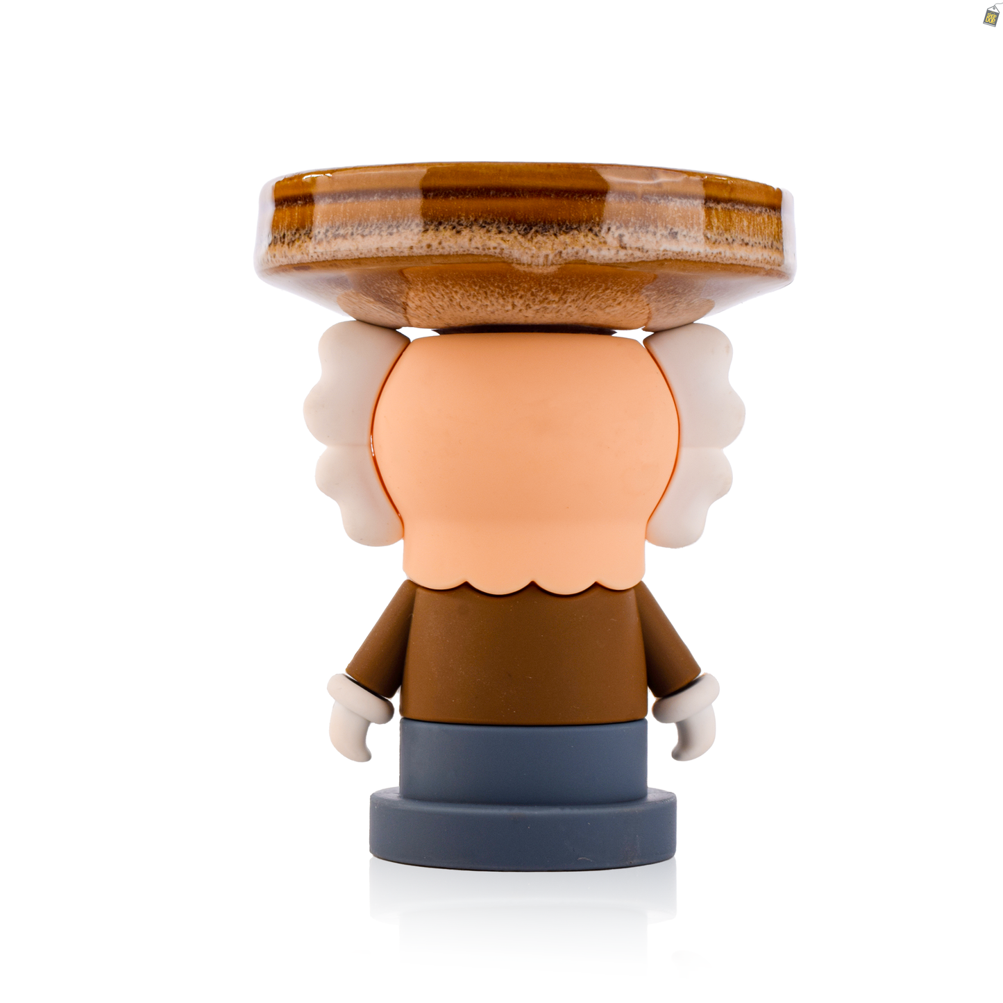 Kaws Ceramic Hookah Bowl - Brown