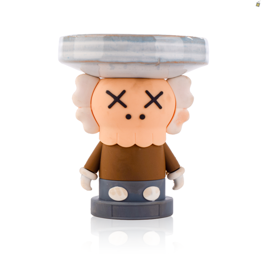 Kaws Ceramic Hookah Bowl - Sky Blue