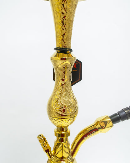 Ager Medium Khalil V Design with Case - Gold Stem / Blue Base