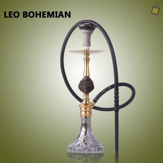 COCOYAYA Leo Bohemian Hookah - Gold Stem / CGB Base