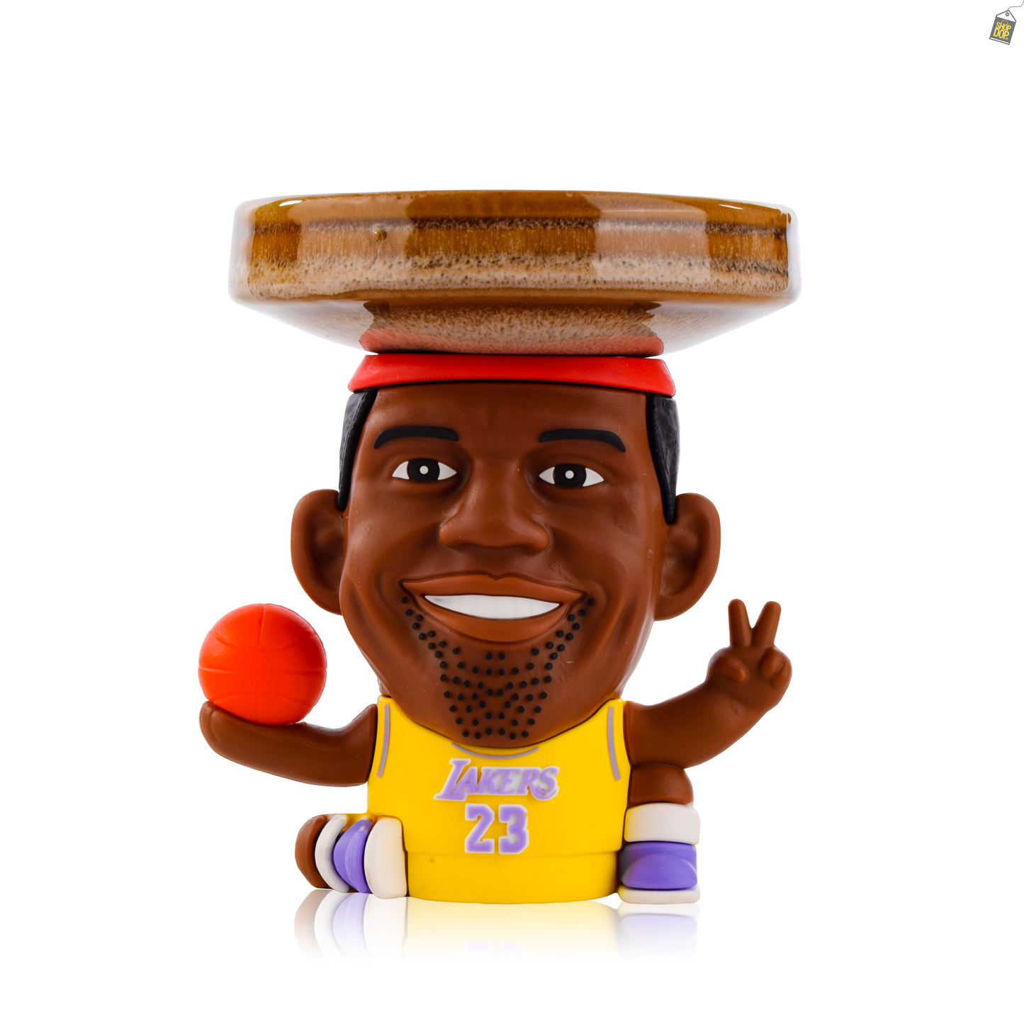 Lebron James Ceramic Hookah Bowl - Brown