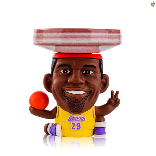 Lebron James Ceramic Hookah Bowl - Light Red