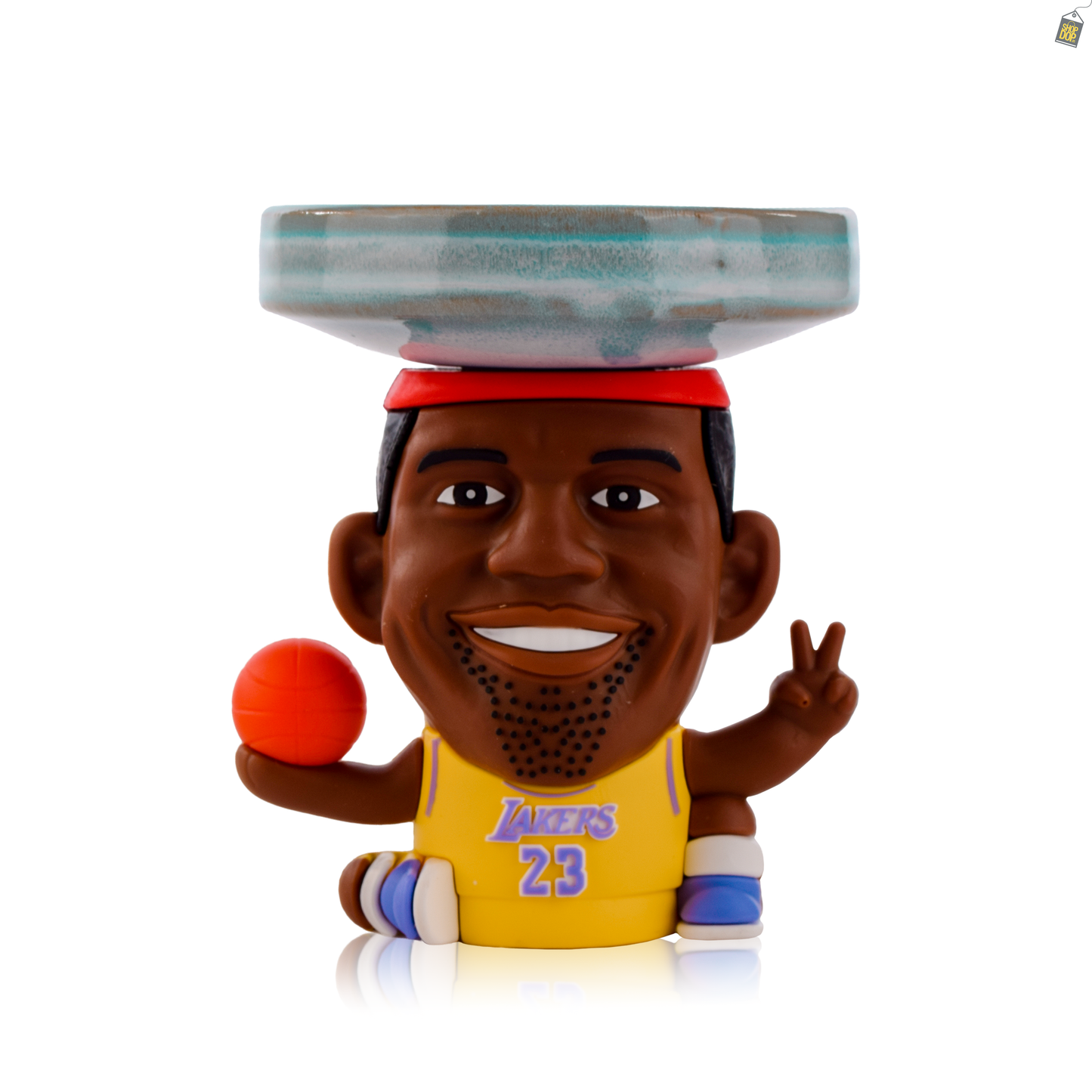 Lebron James Ceramic Hookah Bowl - Sky Blue