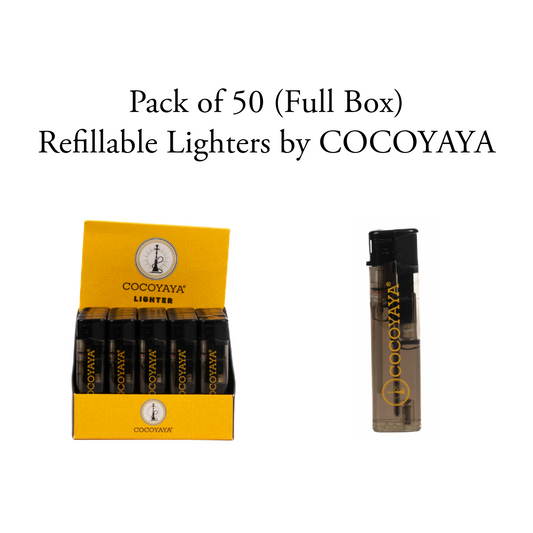 COCOYAYA Refillable Lighters - Full Box (50pcs)