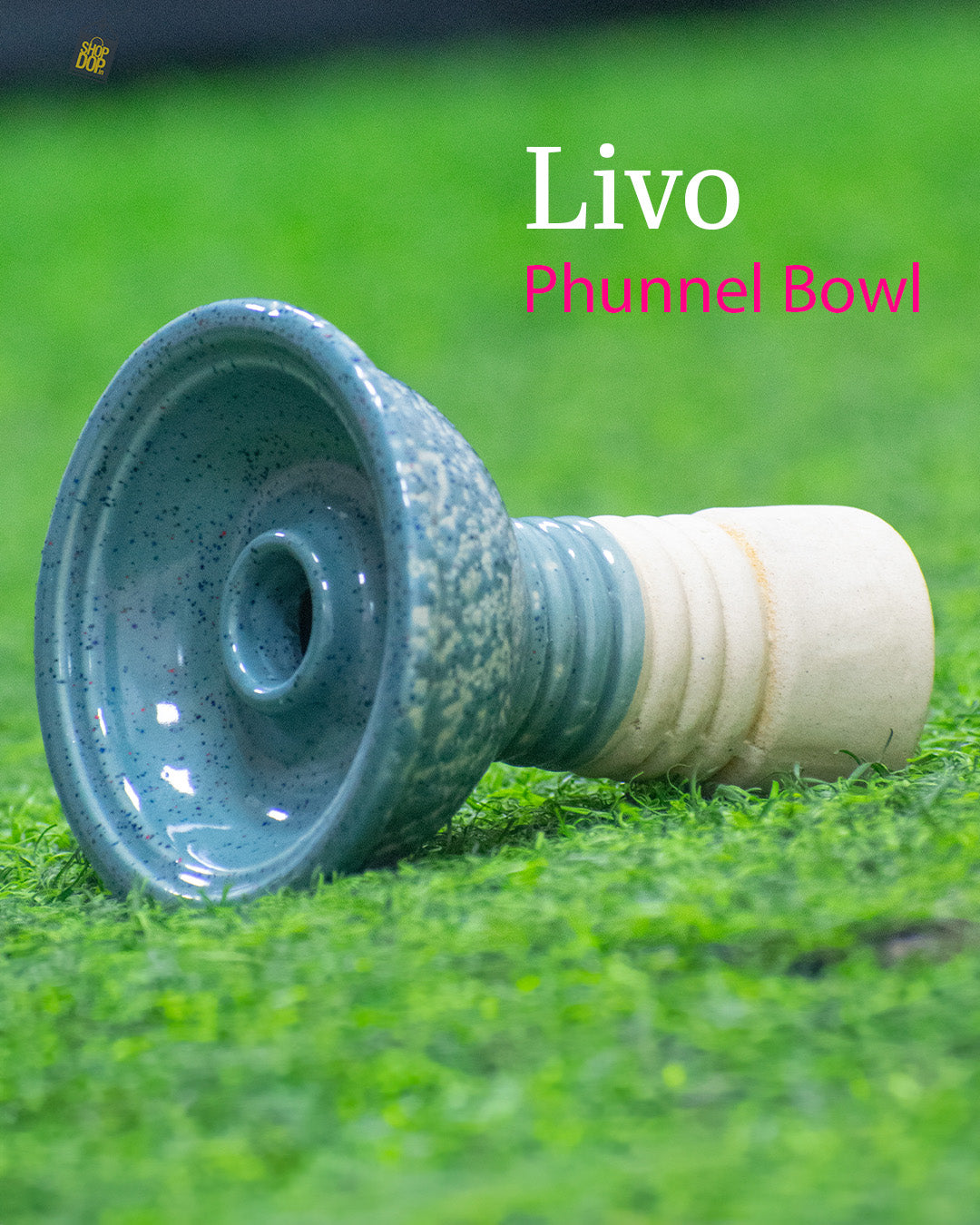 Livo Hookah Phunnel Chillum - Grey