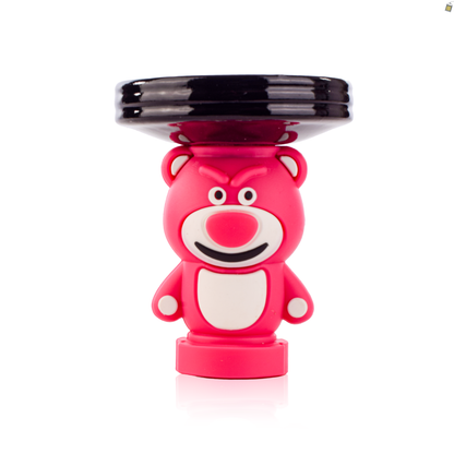 Lotso Bear Ceramic Hookah Bowl - Black