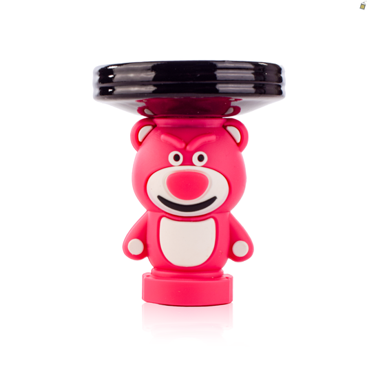 Lotso Bear Ceramic Hookah Bowl - Black