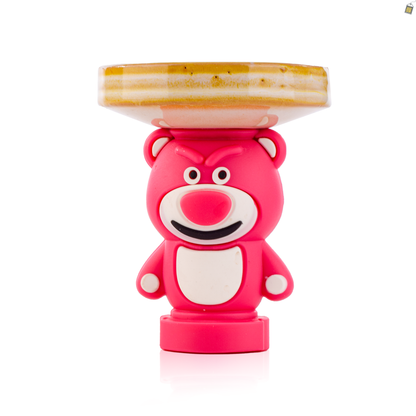Lotso Bear Ceramic Hookah Bowl - Light Brown