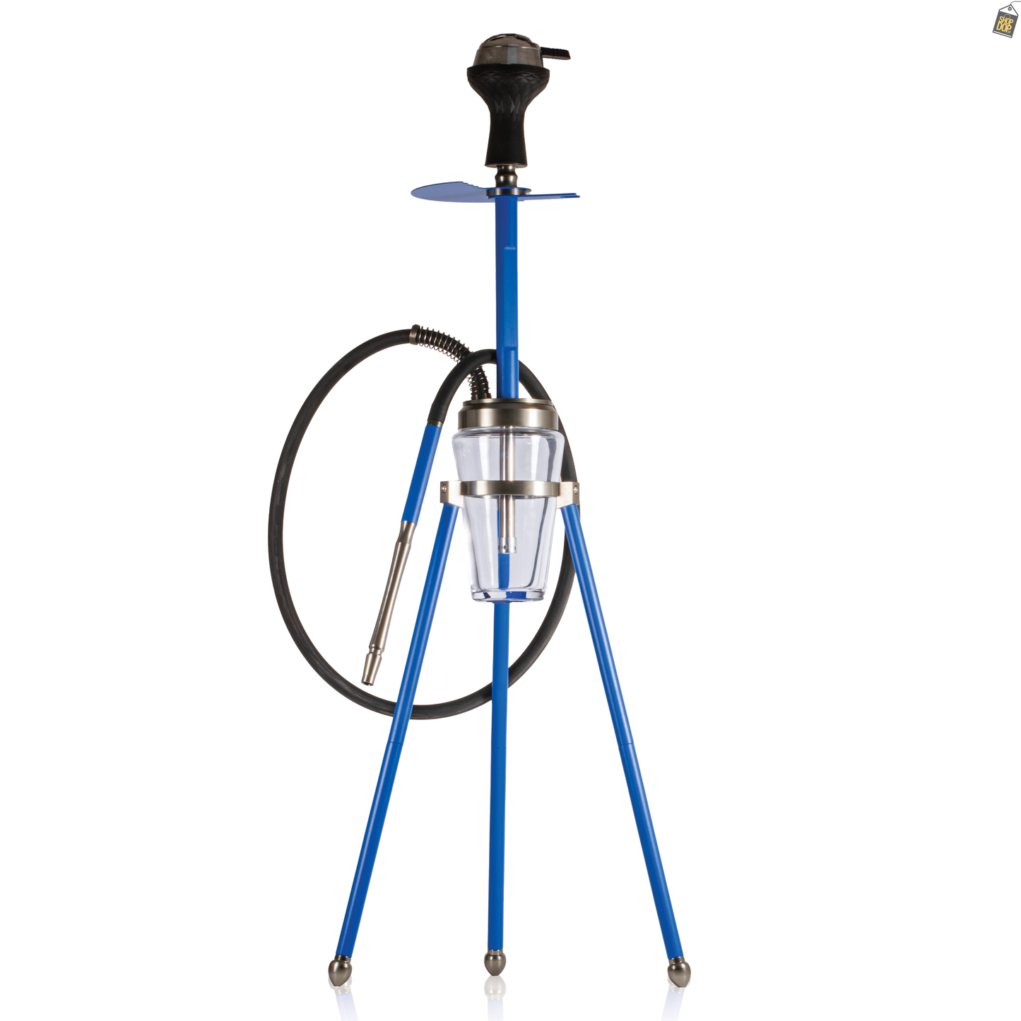 Lotus Hookah with Bag - Blue