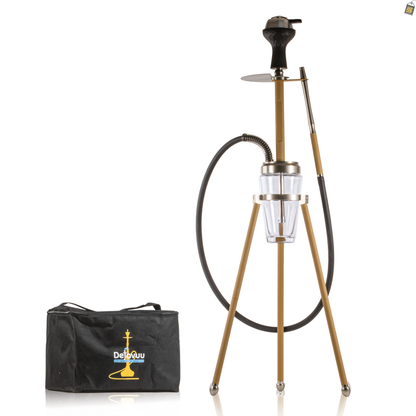 Lotus Hookah with Bag - Coffee