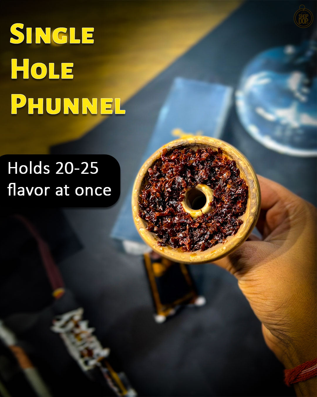 Lumina Single Hole Hookah Phunnel Bowl