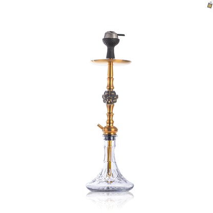 MKL Prisoner Ape Hookah with Wooden Case - Gold