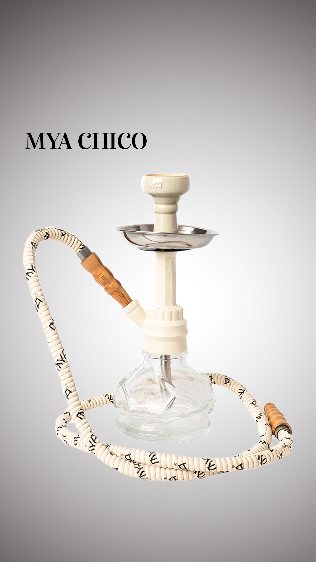 MYA चिको हुक्का - सफेद