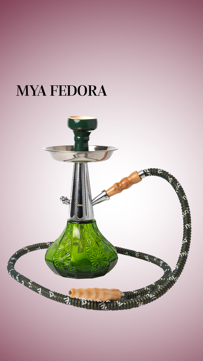 MYA Fedora Hookah - Olive Green