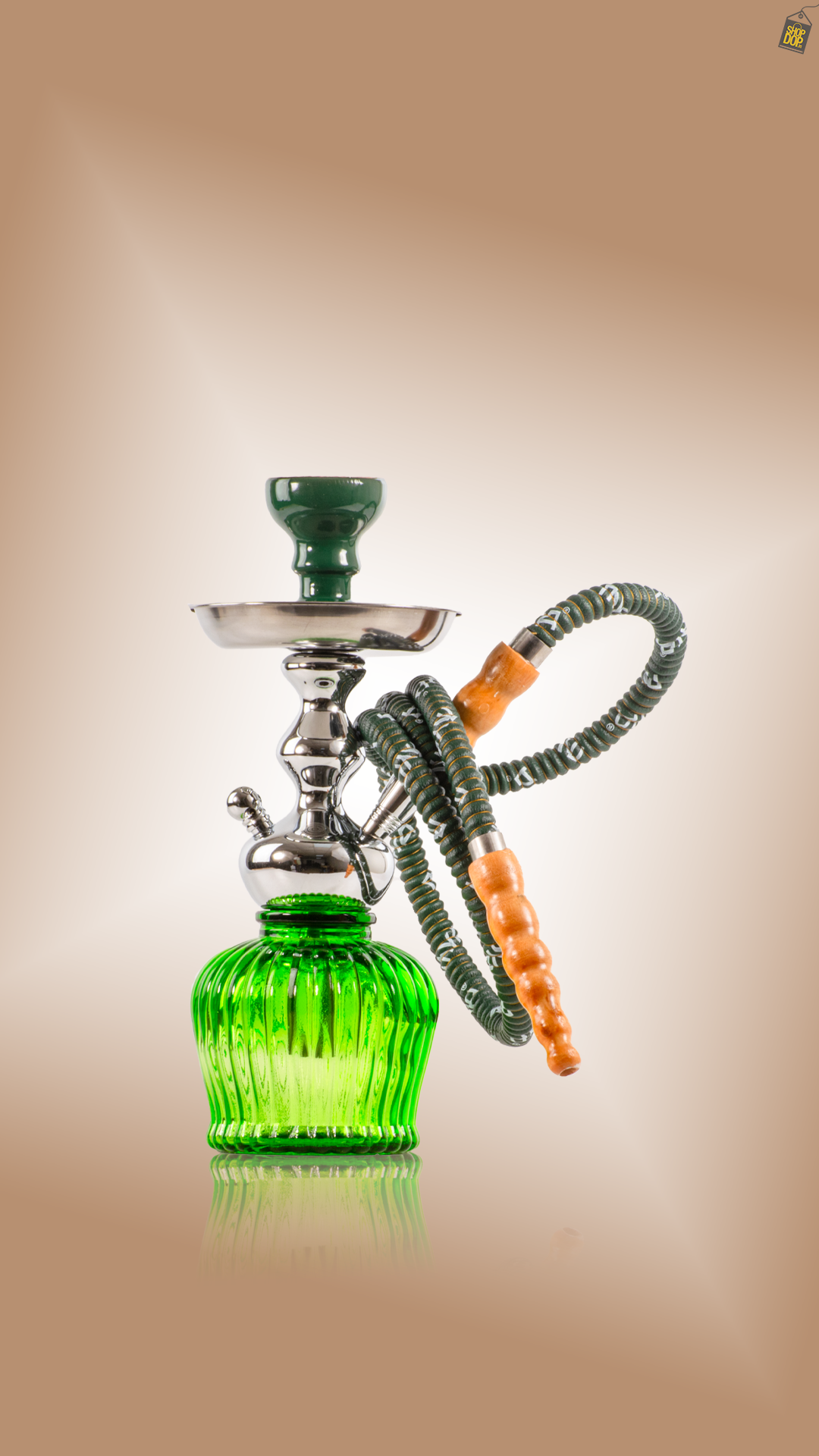 MYA Econo QT Hookah - Olive Green