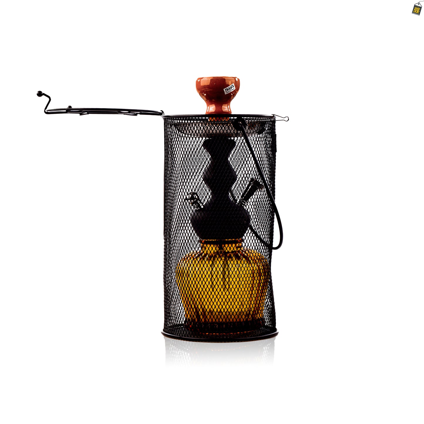 MYA Econo QT Hookah with Cage - Amber