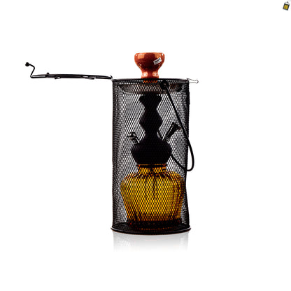 MYA Econo QT Hookah with Cage - Amber