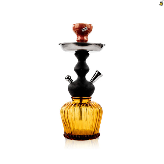 MYA Econo QT Hookah with Cage - Amber