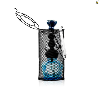 MYA Econo QT Hookah with Cage - Sky Blue