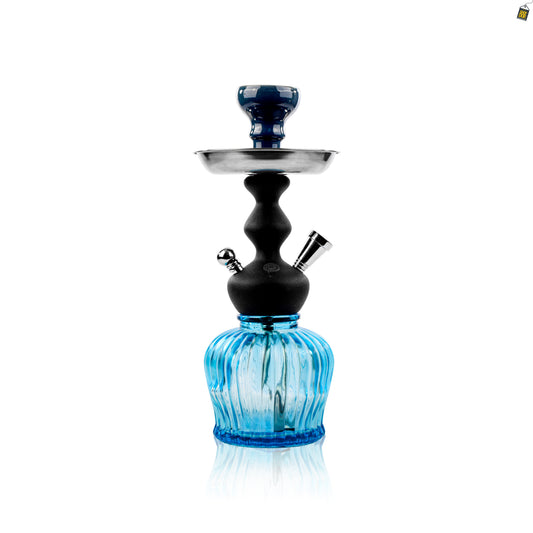 MYA Econo QT Hookah with Cage - Sky Blue