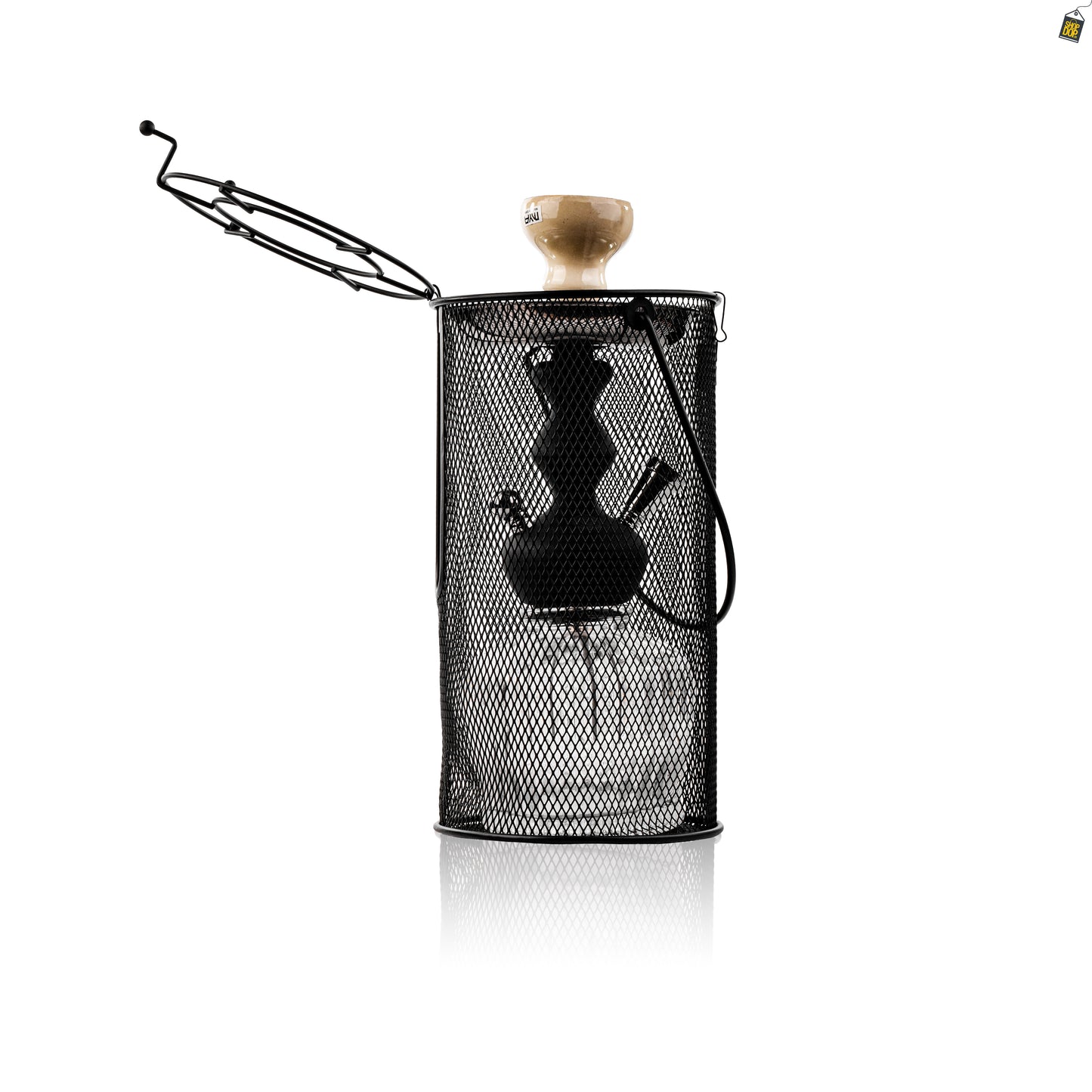 MYA Econo QT Hookah with Cage - Transparent