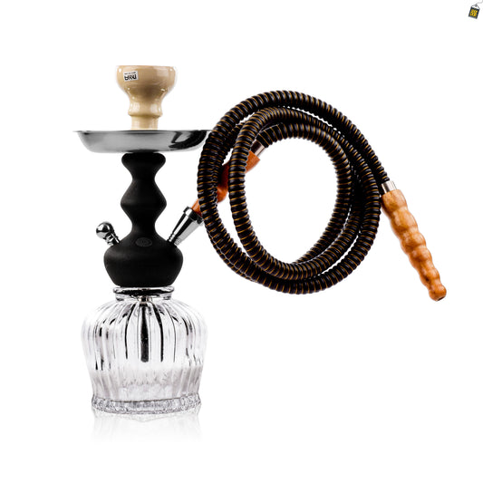 MYA Econo QT Hookah with Cage - Transparent