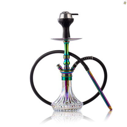COCOYAYA Madrid Hookah - Rainbow (Transparent Base)