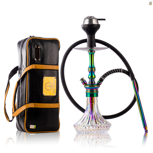COCOYAYA Madrid Hookah - Rainbow (Transparent Base)