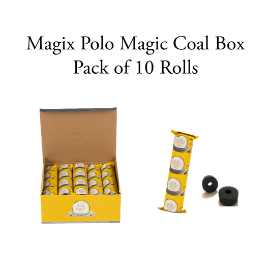 Magix Polo Hookah Magic Coal Box - Pack of 10
