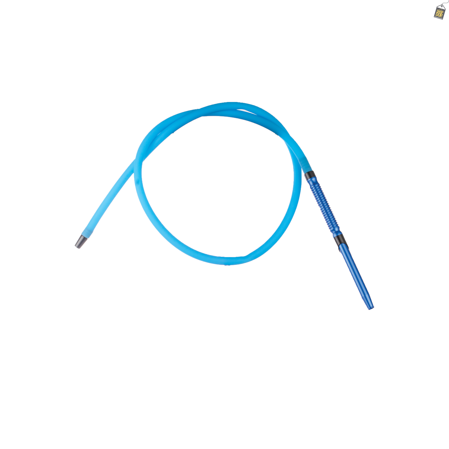 Deluxe Radium Silicone Hookah Pipe - Blue