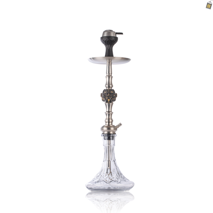 MKL Prisoner Ape Hookah with Wooden Case - Silver