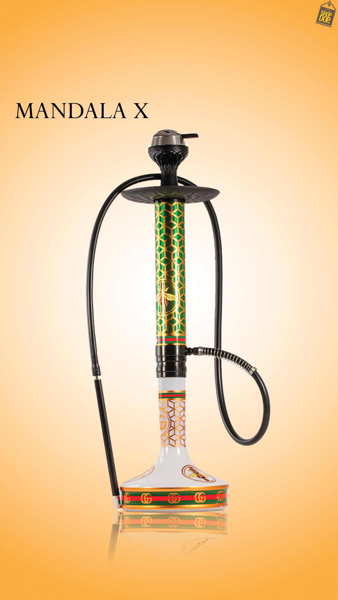 Mandala Hookah - Green