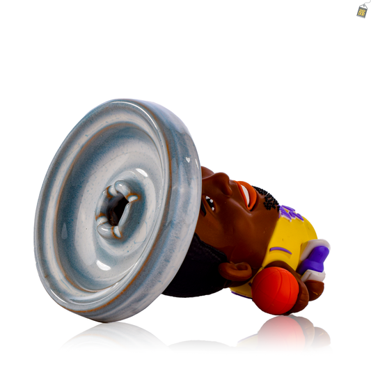 Money Kobe Ceramic Hookah Bowl - Sky Blue