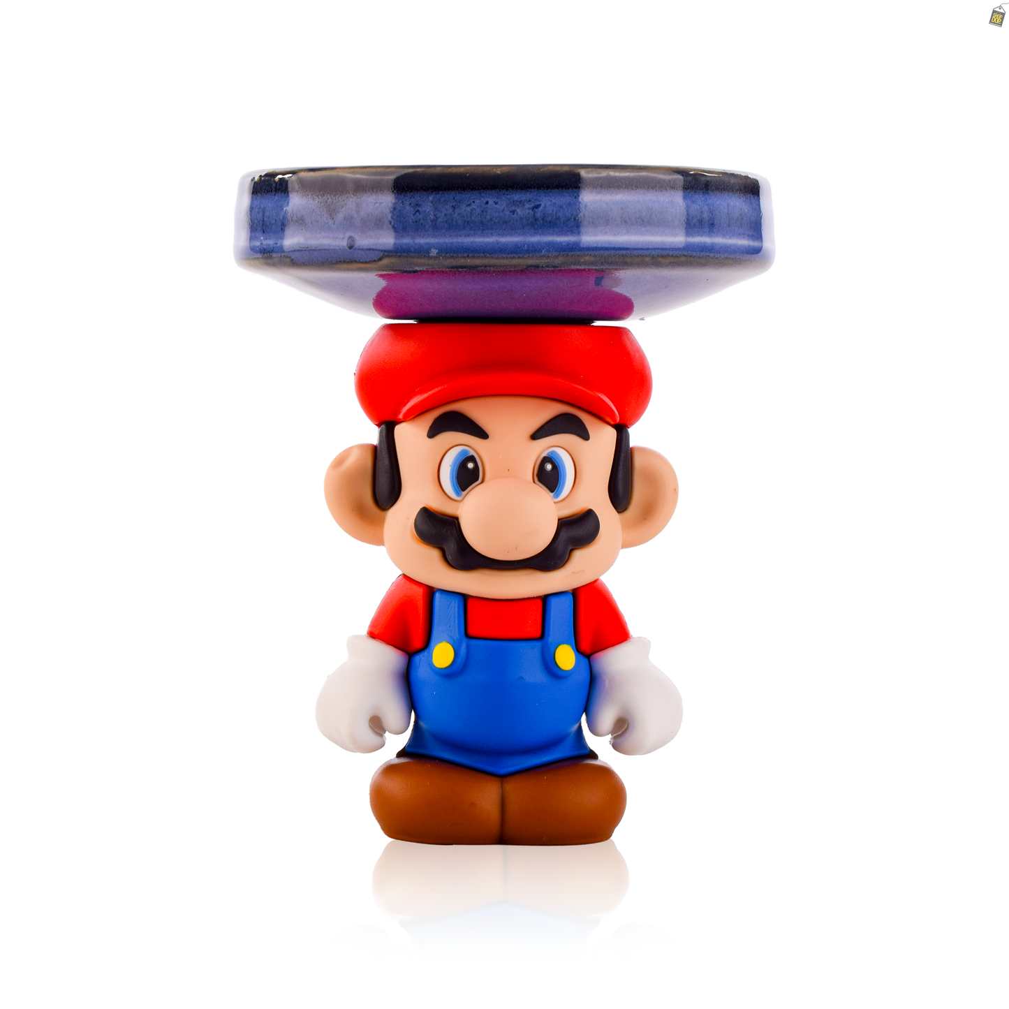 Mario Boss Ceramic Hookah Bowl - Blue