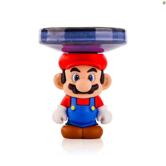 Mario Boss Ceramic Hookah Bowl - Blue